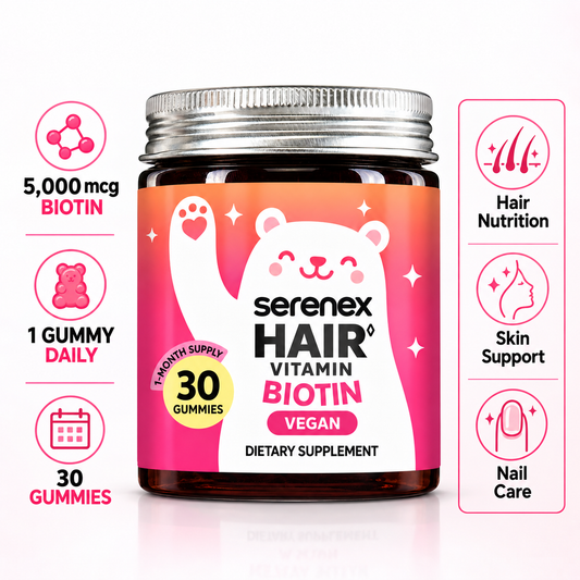 Serenex Hair Biotin Gummies