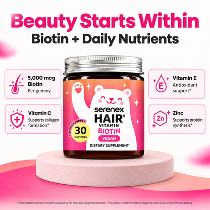 Serenex Hair Biotin Gummies