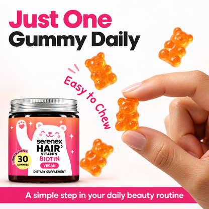 Serenex Hair Biotin Gummies